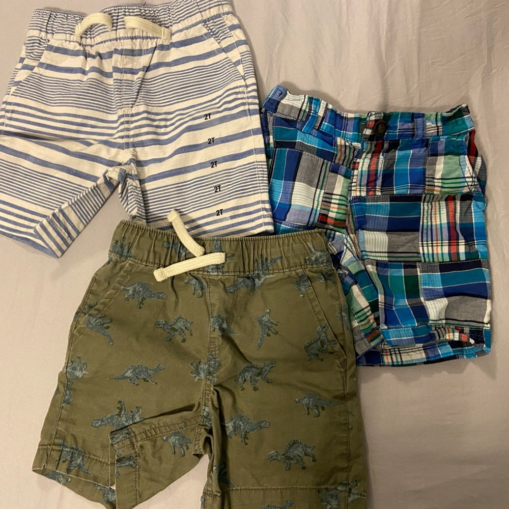 3 pairs of 2T shorts!!